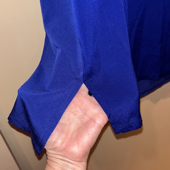 Worthington petite ladies sleeveless cobalt blue top size PXL - Picture 4 of 7